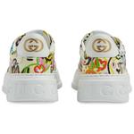 Кроссовки женские Gucci Chunky B, бело-желтый - фото 5