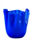 Ваза с оборками Venini, синий - фото