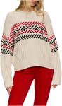 Свитер Sanctuary Women's Send It Sweater, Chalk Multi - фото