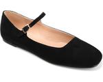 Балетки Journee Collection Carrie Flat, черный - фото