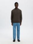 SELECTED Свитер в цвете шоколад - фото 3