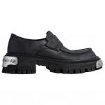 Женские лоферы tractor Balenciaga, черный - фото 3