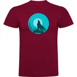 Футболка Kruskis Wolf Night, красный - фото