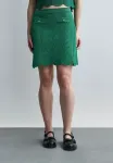 Юбка-Трапеция «бамба» Sandro, Vert Emeraude - фото