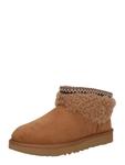 Ботинки UGG Classic Ultra Mini Maxi Curly, Caramel/Dark brown - фото