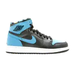 Кроссовки Air Jordan 1 Retro High GS 'Vivid Blue', черный - фото