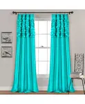 Оконные шторы Circle Dream Lush Decor, turquoise - фото