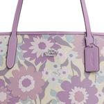 COACH Городская сумка-шоппер из прорезиненного хлопка - фото 5