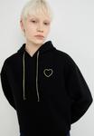 Толстовка с капюшоном PCCHILLI HEART HOODIE NOOS Pieces, черный - фото 3