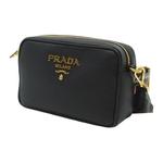PRADA Сумка через плечо Cow Leather Camera Bag Regular Women's Black - фото 2