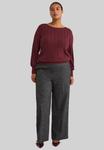 Джемпер WE Fashion CURVE, Vintage Red/Mottled Dark Red - фото 2