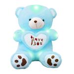 Плюшевая игрушка мишка с эффектом свечения в темноте Barbne, бежевый - фото 3