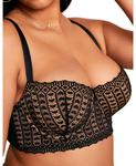 Женский бюстгальтер-балконет больших размеров Nymphadora Adore Me, черный - фото 2