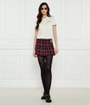 Поло женское Guess Jeans на пуговицах укороченное, экрю - фото 2