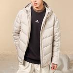 Пуховик мужской бежевый Adidas, бежевый - фото 2