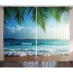 Штора twentyfour Ozean I (2 шт), 245 см, синий/зеленый - фото 2