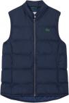 Lacoste womens Zip Up Sleeveless Jacket, Navy Blue - фото