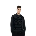 Джемпер с логотипом K-Floyd и эффектом peel-off DIESEL, черный - фото 7