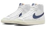 Женские туфли для скейтбординга Nike Blazer, White/Blue - фото 3