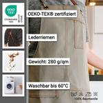 Фартук Zollner 00000595, серо-коричневый - фото 5