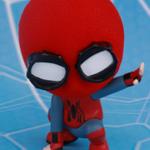 Spider Man Cosb370 Hero Returns, набор фигурок Chibi в броне для битвы Hot Toys - фото 9