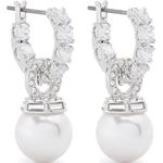 Матричные серьги-капли Swarovski - фото