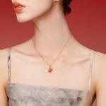 STYLEJING S925 серебряное колье-чокер для женщин red - фото 6