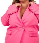 Never fully dressed Блейзер с длинными рукавами, розовый - фото