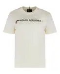 Футболка с круглым вырезом Moncler, белый - фото