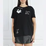 Футболка стандартного кроя Actitude_Twinset, черный - фото