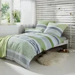 Постельное белье зеленое 1x 155x220 см + 1x 40x80 см REDBEST - фото 3