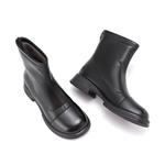 Женские полусапожки AOKANG на каблуке 3,5 см, цвет экрю - фото 5