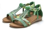 Сандалии LASCANA Sandale, зеленый - фото