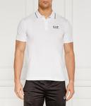 Поло EA7 Slim Fit, белый - фото