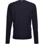 Свитер с логотипом THOM BROWNE, синий - фото 4