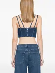 Джинсовый топ-бюстье Nensi Dojaka, синий - фото 4