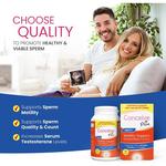 Conceive Plus Motility Supplement для мужчин Витамин E Цинк Женьшень CoQ10 60 капсул Conceive + Plus - фото 2