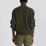 Свитер мужской армейский зеленый Dior, зеленый - фото 4