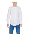 Льняная рубашка с длинными рукавами Blauer, белый - фото