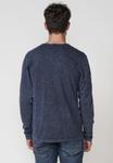 Топ Koroshi LONG-SLEEVE, Indigo Blue/Blue - фото 2
