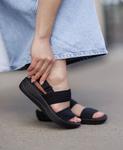 Женские босоножки Arla Stroll Slip-On Slingback Clarks, черный - фото 7
