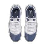 Кроссовки Jordan 11 Retro Low Diffused Blue GS, белый/синий - фото 4
