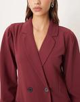 Платье-блейзер JDY бордового цвета - фото 4