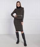 Юбка женская Liu Jo из вискозы с принтом, черный - фото 2