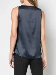 Топ без рукавов Brunello Cucinelli, синий - фото 4