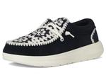 Кроссовки Hey Dude Wendy COMF Suede Crochet, цвет Black/Multi - фото 7