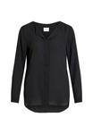 Блузка с длинными рукавами VILA, черный - фото