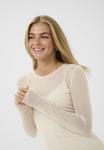 Топ Kaffe Long sleeved top, Turtledove Cc/Beige - фото 4