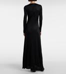 Платье макси Джесса Tory Burch, черный - фото 3