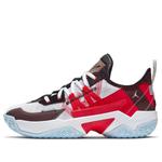 Кроссовки westbrook one take 2 'white university red' Air Jordan, белый - фото
